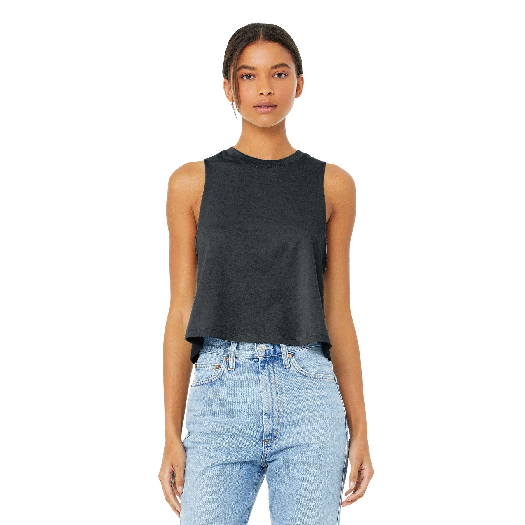 Bella + Canvas-BELLA+CANVAS ® Women's Racerback Cropped Tank. BC6682-MedTech-1